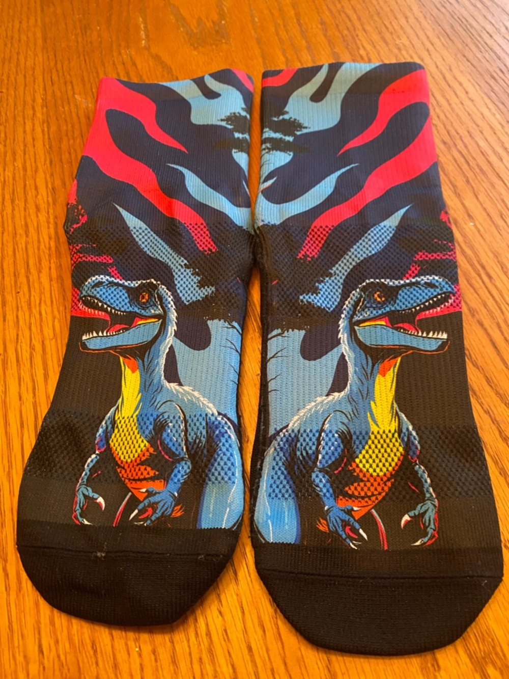 Barely Worn Outway Dinosaur Quarter Socks